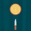 Jouer à Log and Knife 2D